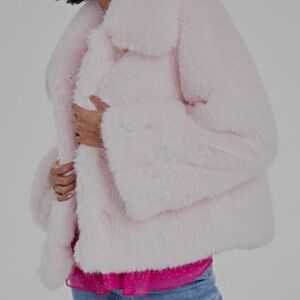 On 34th Light Pink Faux Fur Woman’s